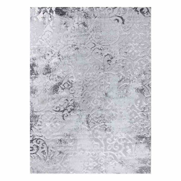 RUG/LU/TREX/ORNAMENT/GREY/80x150 zdjęcie 1