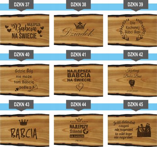 Deska grawer dla DZIADKA DZIADZI z imieniem GIFT na Arena.pl