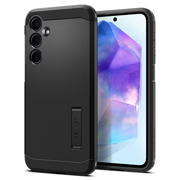 SPIGEN TOUGH ARMOR GALAXY A55 5G BLACK zdjęcie 1