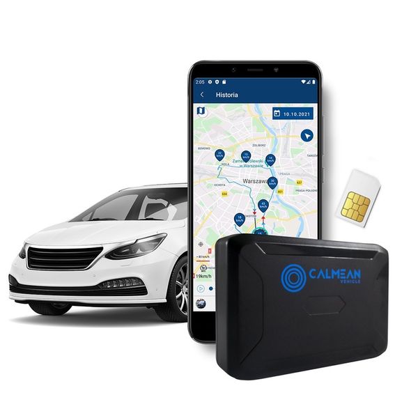 Lokalizator GPS Samochodu 120dni SIM CALMEAN zdjęcie 1