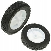 2X KÓŁKO DO KOSIARKI KOSIAREK 150 mm GUMOWE KOŁO PEŁNE 70 kg OTWÓR 12 mm