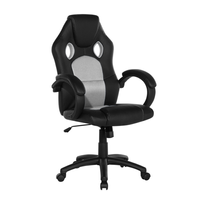 Krzesło biurowe regulowane szare REST