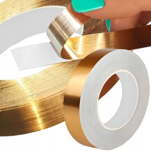 Taśma Listwa Ozdobna Samoprzylepna Dekoracyjna Złota Dekor 2 cm x 50 m na Arena.pl