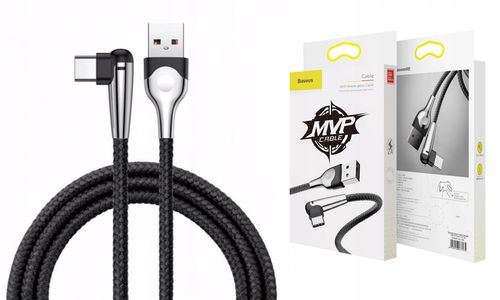 BASEUS Kabel kątowy Kąt USB-C MVP 2A 200cm 2M na Arena.pl