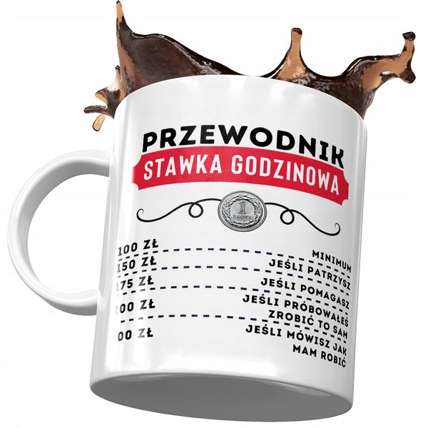 Dla Przewodnika Kubek Na Urodziny Na Prezent Z Nadrukiem Ze Zdjęciem zdjęcie 1