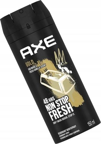 AXE GOLD Deodorant Body Spray 150ml. 48H na Arena.pl