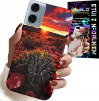 ETUI DO MOTOROLA G34 5G - MEKSYKAŃSKA PUSTYNIA WIDOKI CASE + FOLIA