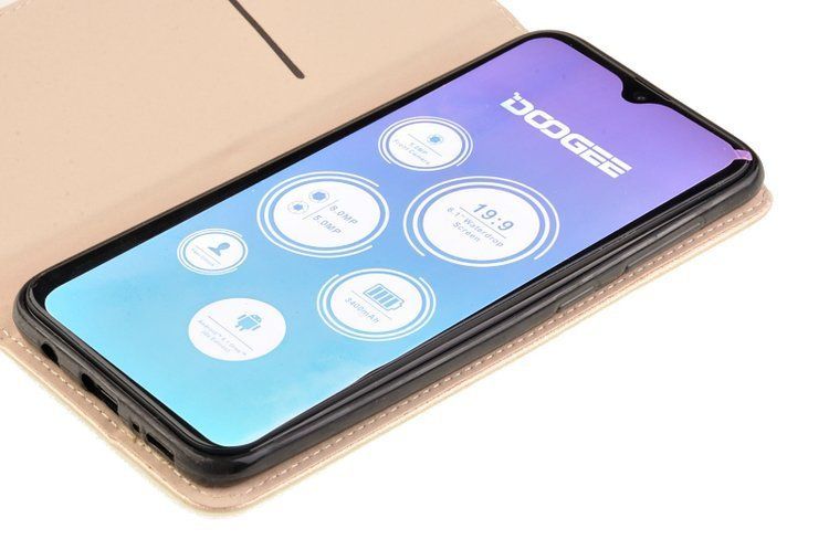 Etui Smart do Doogee X90 złoty zdjęcie 4