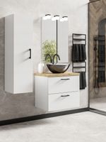 ZESTAW MEBLI ŁAZIENKOWYCH LUNA 80 + SŁUPEK (W3) + EC