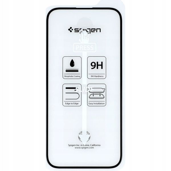Szkło hartowane Spigen do iPhone 15, na ekran zdjęcie 5