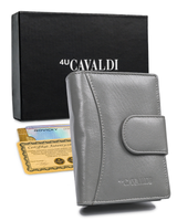 portfel damski skórzany rd-09-gcl-7291 gray