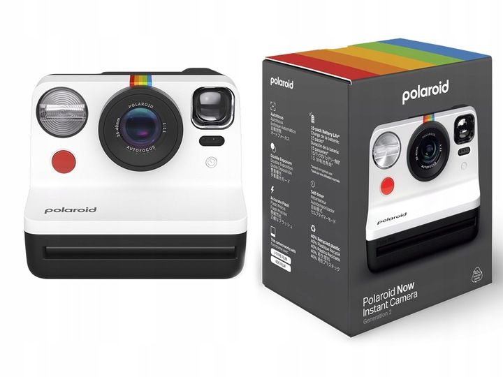 Aparat Polaroid Now Gen 2 Black & White I-Type zdjęcie 6