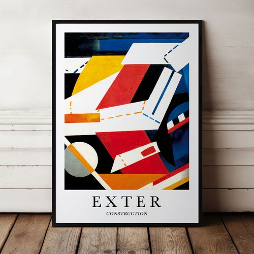 Plakat w ramie Alexandra Exter abstrakcja 61x91 cm w czarnej ramie na Arena.pl