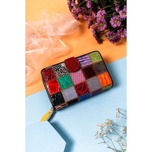 duży, patchworkowy portfel damski - rovicky na Arena.pl
