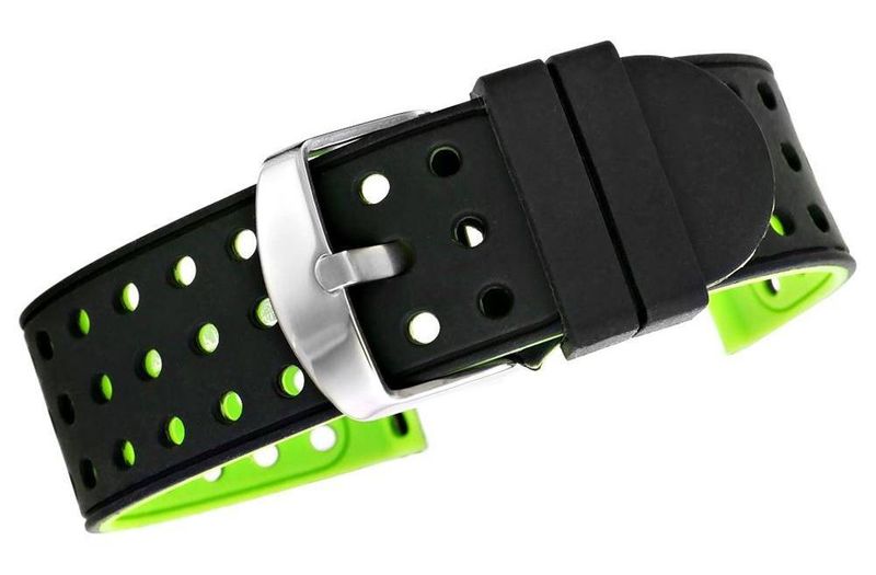 Pasek silikonowy ZIELONY U12-20-5 zdjęcie 1