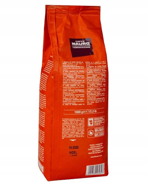 Kawa ziarnista MAURO DE LUXE 1 kg zdjęcie 2