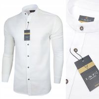 Koszula męska Bawełniana Lavier Długi podwijany rękaw r. L