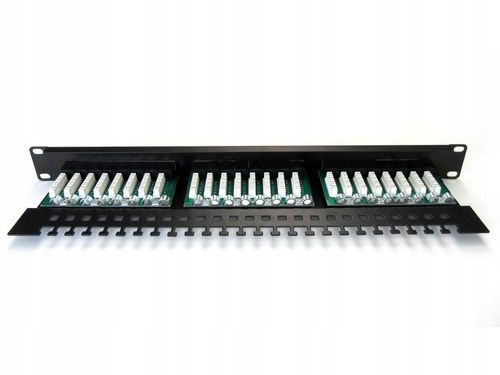 Patch panel DIGITUS 19" 24x RJ45 UTP kat. 5e z tacką na Arena.pl