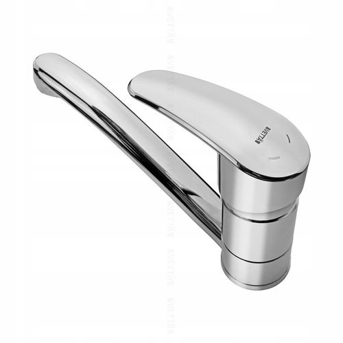 Bateria umywalkowa kuchenna nablatowa długi kran do zlewu chromowa VETTÄ na Arena.pl