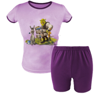 Krótka Piżama dziecięca Shrek