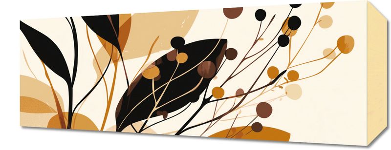 Obraz 50x20cm Jesienne Sylwety zdjęcie 1