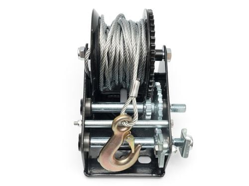 WYCIĄGARKA RĘCZNA KORBOWA LINOWA 1133kg WCIĄGARKA lebiodka przenośna na Arena.pl