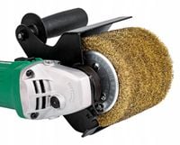 PRZYSTAWKA NA SZLIFIERKĘ DO SZLIFOWANIA M14 SATYNIARKA + SZCZOTKA DRUCIANA