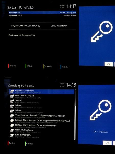 ZGEMMA H17 Combo 4K ENIGMA2 Cccam Iptv Kodi Oscam zdjęcie 13