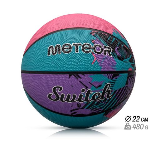 Piłka do koszykówki Meteor Switch 5 16805 roz.5 uniw na Arena.pl