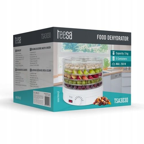 Suszarka spożywcza do grzybów warzyw owoców ziół 250W Teesa na Arena.pl