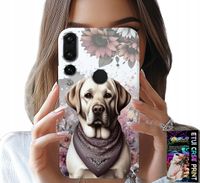 ETUI DO HUAWEI P20 PRO - PIESEK PIESKI HUSKY PSIE WZORY + SZKŁO