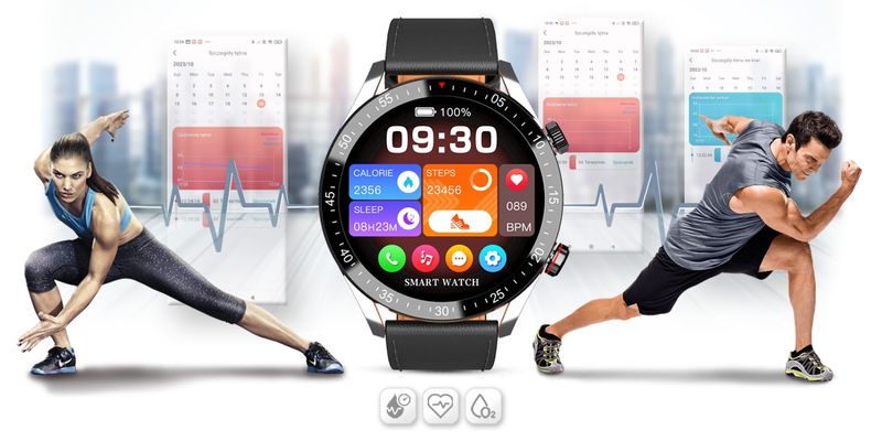 Smartwatch Męski Gravity GT4-5 zdjęcie 10