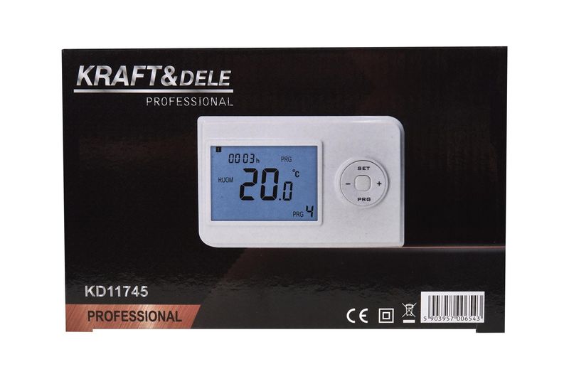 regulator temperatury do pieca / termostat pokojowy kd11745 zdjęcie 9