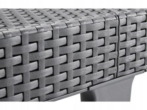 Leżak ogrodowy składany regulowany Jaipur grafitowy Keter na Arena.pl