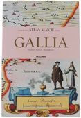 Joan Blaeu Atlas Maior of 1665 GALLIA po francusku, angielsku i niemiecku