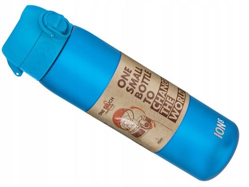 BIDON BUTELKA SPORTOWA NA WODĘ ION8 BLUE NIEBIESKI Z ATESTEM 500 ml / 0,5 l na Arena.pl