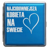 Papierośnica z grawerem PREZENT dla kobiety żony
