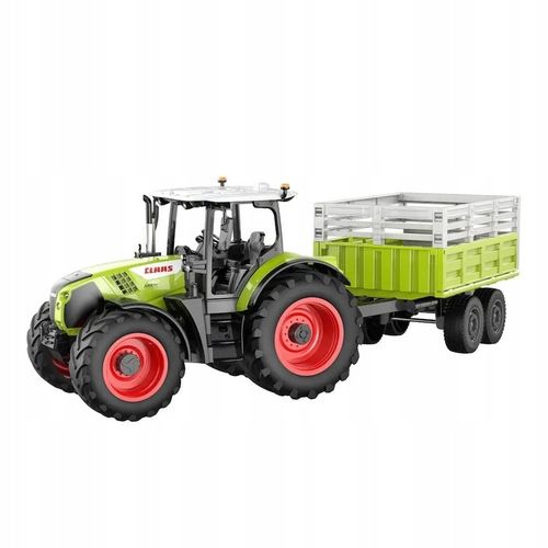 TRAKTOR CIĄGNIK Claas Arion 660 Z PRZYCZEPĄ ZDALNIE STEROWANY 1:24 RC na Arena.pl