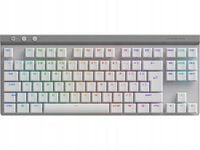 Klawiatura mechaniczna Logitech G515 LIGHTSPEED TKL Akumulatorowa Biała