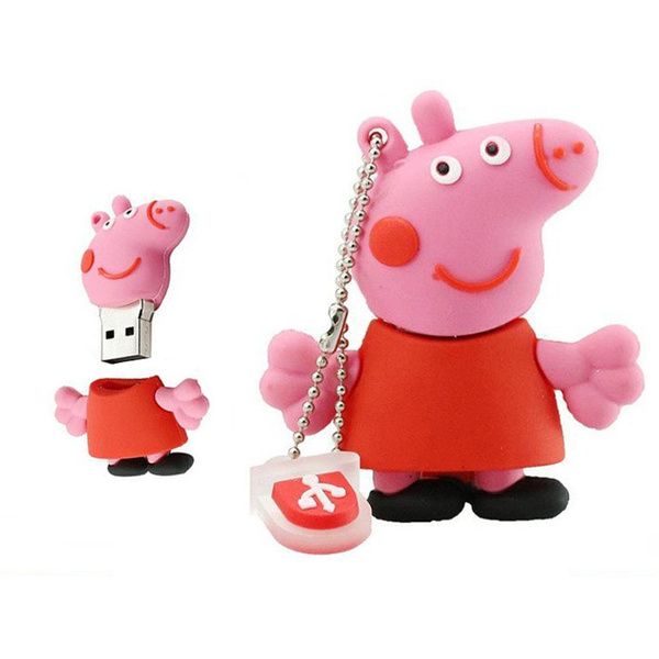 PENDRIVE USB SZYBKI FLASH DRIVE ULTRA PAMIĘĆ ZAWIESZKA PREZENT PEPPA 32GB zdjęcie 4
