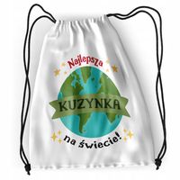 Plecak Dla Kuzynki Sportowy Szkolny Worek Torba Z Nadrukiem Ze Zdjęciem