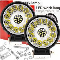 2X LAMPA ROBOCZA HALOGEN SZPERACZ LED 96W 9-36V 6500K 9600LM HOMOLOGACJA