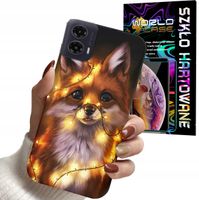 ETUI DO MOTOROLA MOTO G35 - LISEK LIS ZWIERZĘTA OBUDOWA PLECKI + SZKŁO