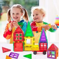 KLOCKI PANELE KONSTRUKCYJNE 3D MAGNETYCZNE EDUKACYJNE MAGNETIC ZESTAW