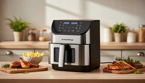 FRYTKOWNICA BEZTŁUSZCZOWA AIR FRYER FRYTOWNICA DUŻA 8L 1800W DUŻA MISA na Arena.pl