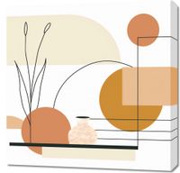 Obraz 70x70cm Terrakotowy Krzyk