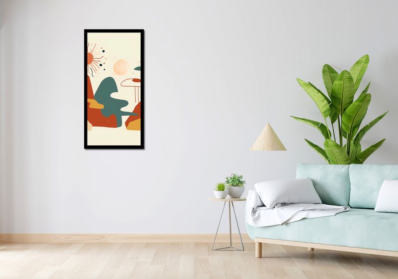 Plakat 50x100cm Kosmos Barw zdjęcie 4