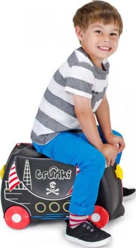 Walizka dla dzieci jeżdżąca Trunki Wóz Pirat Pedro TRU-0312 na Arena.pl