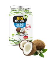 Olej kokosowy extra virgin tłoczony na zimno bio 900ml - BIG NATURE