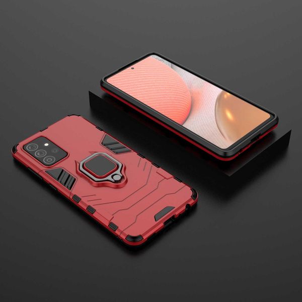 Spacecase X-Ring Galaxy A72 5G Czerwony zdjęcie 2